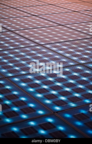 Croatia, Dalmatia, Solar panels as a dance floor, full frame Stock Photo