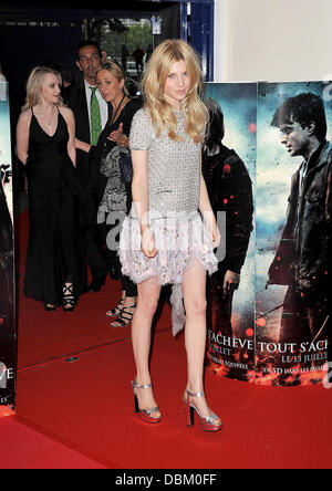 Clemence Poesy,  at the 'Harry Potter and the Deathly Hallows, Part 2' premiere at Palais Omnisports de Bercy. Paris, France - 12.07.11 Stock Photo