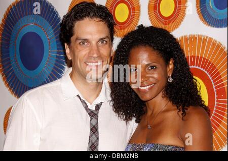 Will Swenson and Audra McDonald Opening night after party for the Broadway musical production of 'Hair: Summer of Love' held at Sky Bar - Arrivals. New York City, USA - 13.07.11 Stock Photo