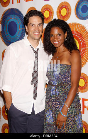 Will Swenson and Audra McDonald Opening night after party for the Broadway musical production of 'Hair: Summer of Love' held at Sky Bar - Arrivals. New York City, USA - 13.07.11 Stock Photo