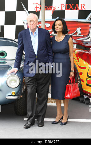 Michael Caine and Shakira Caine Cars 2 Premiere held at Whitehall Gardens London, England - 17.07.11 Stock Photo