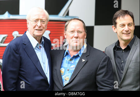 Michael Caine, John Lasseter, Jason Isaacs Cars 2 Premiere held at Whitehall Gardens London, England - 17.07.11 Stock Photo