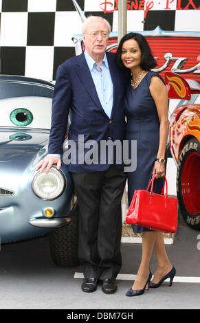 Michael Caine and Shakira Caine Cars 2 Premiere held at Whitehall Gardens London, England - 17.07.11 Stock Photo