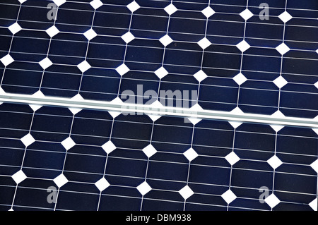 Solar panel close up detail Stock Photo