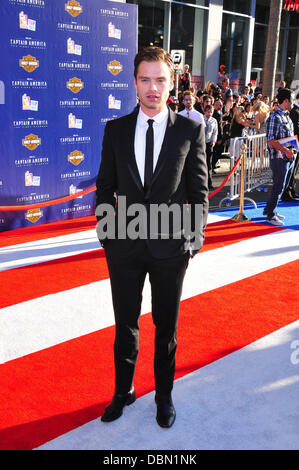 Sebastian Stan Los Angeles Premiere of 'Captain America:The First Avenger' at the El Capitan Theater - Arrivals Hollywood, California - 19.07.11 Stock Photo