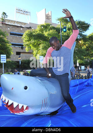 Sinqua Walls      'Shark Night 3D' photo op held at Petco park.  Los Angeles, California - 20.07.11 Stock Photo