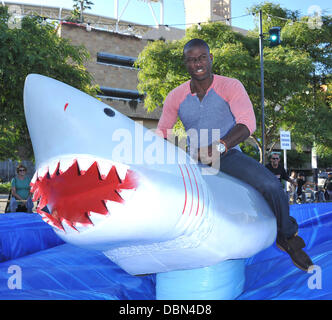 Sinqua Walls      'Shark Night 3D' photo op held at Petco park.  Los Angeles, California - 20.07.11 Stock Photo