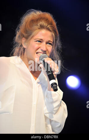 Selah Sue performing live at the 36th Paleo Festival Nyon, Switzerland - 23.07.11 Stock Photo