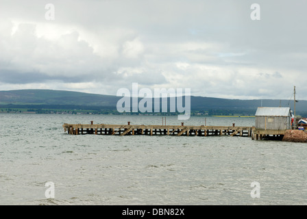 Cromarty Harbour on the Black Isle peninsula in north Scotland Stock Photo