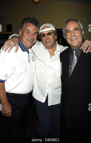 Congressman Peter T. King, Danny Aiello and Robert Klein  Opening night after party for the Off-Broadway production of 'The Shoemaker' at the Acorn Theatre.  New York City, USA - 24.07.11 Stock Photo