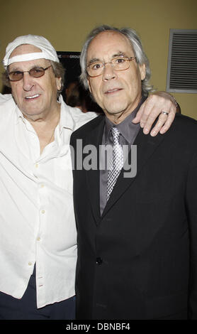 Danny Aiello and Robert Klein  Opening night after party for the Off-Broadway production of 'The Shoemaker' at the Acorn Theatre.  New York City, USA - 24.07.11 Stock Photo