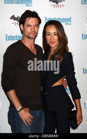 Shane West and Maggie Q Comic-Con 2011 Day 4 - Entertainment Weekly Party - Arrivals San Diego, California - 24.07.11 Stock Photo