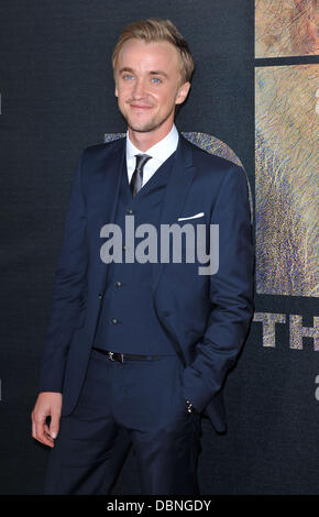 Tom Felton The premiere of 20th Century Fox's 'Rise Of The Planet Of The Apes' held at Grauman's Chinese Theatre - Arrivals Los Angeles, California - 28.07.11 Stock Photo