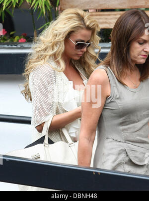 Katie Price at the ITV studios London, England - 29.07.11 Stock Photo