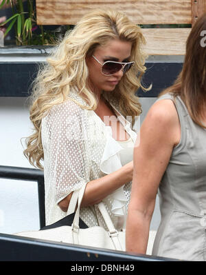 Katie Price at the ITV studios London, England - 29.07.11 Stock Photo