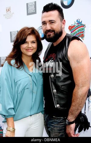 Tiffani Thiessen Kiehl’s hosts LifeRide for amfAR Block Party at their