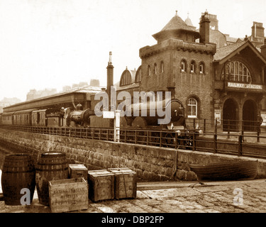 Fort William Railway Station early 1900s Stock Photo