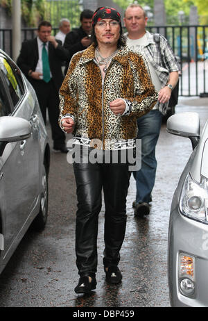 Adam Ant aka Stuart Goddard Celebrities outside the ITV studios London ...