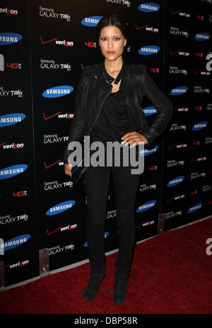 Julia Jones Samsung Galaxy Tab 10.1 Launch Event held at The Beverly Los Angeles, California - 02.08.11 Stock Photo