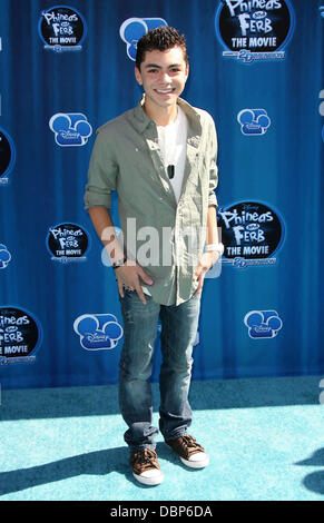 Adam Irigoyen Hollywood Premiere of the Disney Channel Original Movie, 'Phineas and Ferb: Across the 2nd Dimension' held at the El Capital Theatre Hollywood, California - 03.08.11 Stock Photo