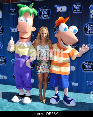 Ashley Tisdale     Hollywood Premiere of the Disney Channel Original Movie, 'Phineas and Ferb: Across the 2nd Dimension' held at the El Capital Theatre Hollywood, California - 03.08.11 Stock Photo