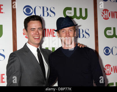 Colin Hanks, Damian Lewis CBS,The CW And Showtime TCA Party held At The Pagoda Beverly Hills, California - 03.08.11 Stock Photo