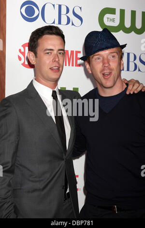 Colin Hanks, Damian Lewis CBS,The CW And Showtime TCA Party held At The Pagoda Beverly Hills, California - 03.08.11 Stock Photo
