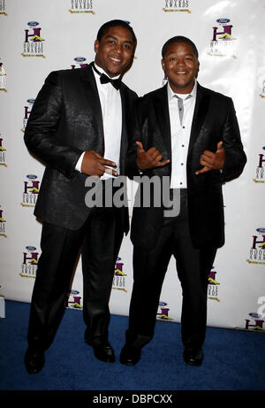 Chris Massey and Kyle Massey 9th Annual Ford Hoodie Awards at Mandalay Bay Resort and Casino Las Vegas, Nevada - 13.08.11 Stock Photo