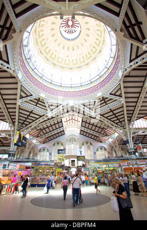 Mercado Central (Central Market) interior, Valencia, Spain, Europe Stock Photo