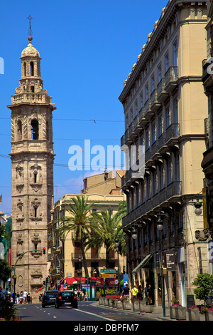 Santa Catalina Bell Tower, Valencia, Spain, Europe Stock Photo