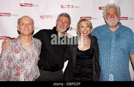 Dan Butler, David Garrison, Julie Halston, and Richard Masur After party for Primary Stages World Premiere of  'Olive and the Bitter Herbs'  by Charles Busch, held at 48 Lounge. New York City, USA - 16.08.11 Stock Photo