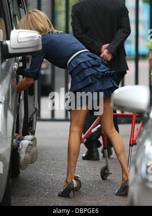 Julie Neville at the ITV studios London, England - 17.08.11 Stock Photo