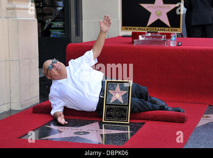 Danny DeVito  Danny DeVito is honoured with a star on the Hollywood Walk of Fame, held on Hollywood Boulevard Los Angeles, California - 18.08.11 Stock Photo