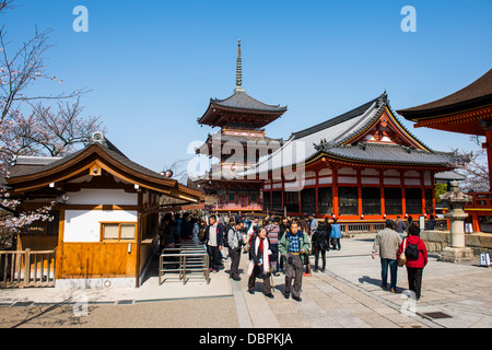 Kiyomizu-dera Buddhist Temple, UNESCO World Heritage Site, Kyoto, Japan, Asia Stock Photo