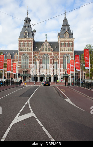 Rijksmuseum in Amsterdam, Netherlands, North Holland. Stock Photo