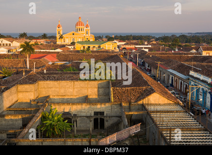 Granada cathedral, Granada, Nicaragua, Central America Stock Photo