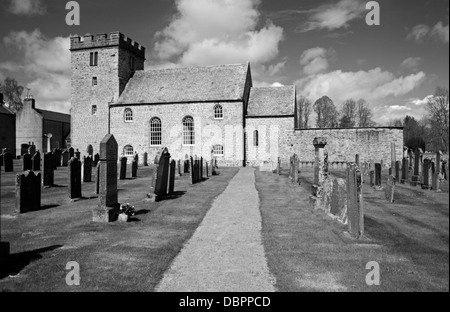 A view of the church of St Mary at Monymusk, Aberdeenshire, Scotland, United Kingdom. Stock Photo