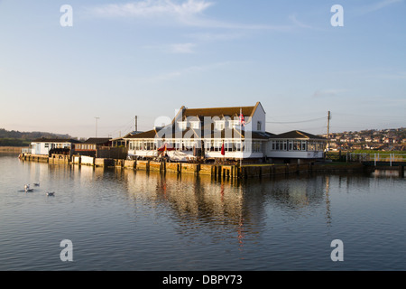 Riverside Restaurant at West Bay Dorset England Stock Photo