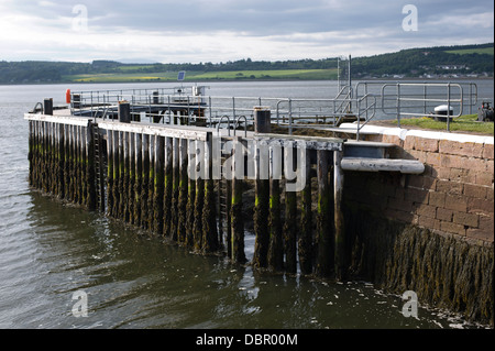 The Clachnaharry sea lock and the Beauly Firth near Inverness Scotland, the start of the Great Glen and the Caledonian Canal Stock Photo