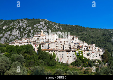 peillon village provence france Stock Photo - Alamy