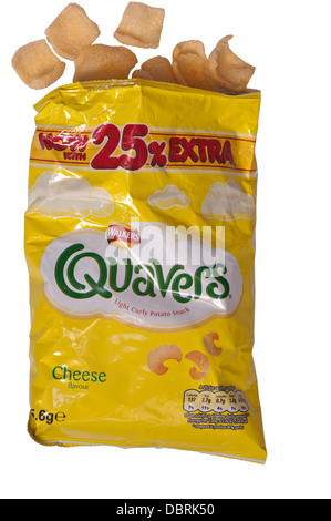 Quavers Crisps Snacks Stock Photo