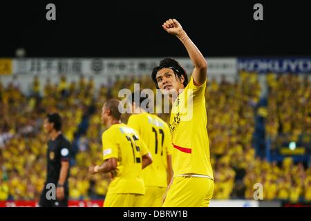 Masato Kudo (Reysol), AUGUST 3, 2013 - Football / Soccer : 2013 J.LEAGUE Division 1 match between Kashiwa Reysol 2-1 Sagan Tosu at Hitachi Kashiwa Stadium, Chiba, Japan. Credit:  AFLO SPORT/Alamy Live News Stock Photo