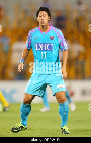 Yohei Toyoda (Sagan), AUGUST 3, 2013 - Football / Soccer : 2013 J.LEAGUE Division 1 match between Kashiwa Reysol 2-1 Sagan Tosu at Hitachi Kashiwa Stadium, Chiba, Japan. Credit:  AFLO SPORT/Alamy Live News Stock Photo