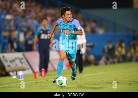 Kota Mizunuma (Sagan), AUGUST 3, 2013 - Football / Soccer : 2013 J.LEAGUE Division 1 match between Kashiwa Reysol 2-1 Sagan Tosu at Hitachi Kashiwa Stadium, Chiba, Japan. Credit:  AFLO SPORT/Alamy Live News Stock Photo