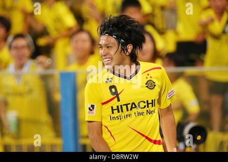 Masato Kudo (Reysol), AUGUST 3, 2013 - Football / Soccer : 2013 J.LEAGUE Division 1 match between Kashiwa Reysol 2-1 Sagan Tosu at Hitachi Kashiwa Stadium, Chiba, Japan. Credit:  AFLO SPORT/Alamy Live News Stock Photo