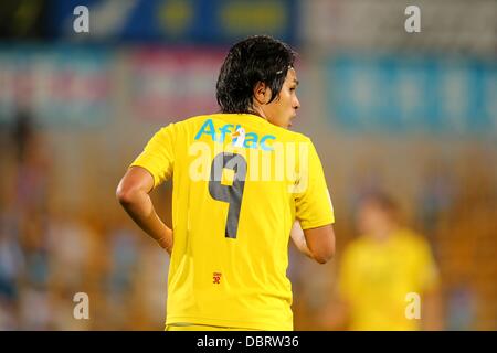 Masato Kudo (Reysol), AUGUST 3, 2013 - Football / Soccer : 2013 J.LEAGUE Division 1 match between Kashiwa Reysol 2-1 Sagan Tosu at Hitachi Kashiwa Stadium, Chiba, Japan. Credit:  AFLO SPORT/Alamy Live News Stock Photo