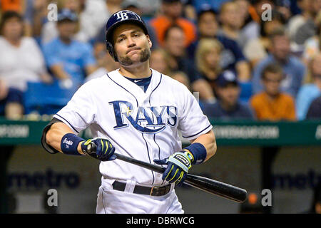 St. Petersburg, FL. USA; Boston Red Sox first baseman Bobby Dalbec (29)  gets ready in the field during a major league baseball game against the  Tampa Stock Photo - Alamy