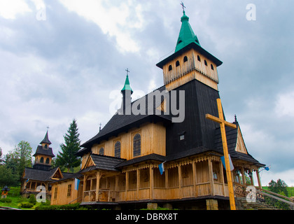 The Church of Our Lady of the Scapular, Witow, Poland Stock Photo