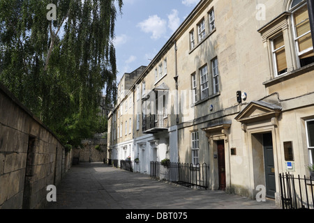 Miles Buildings in Bath England UK, Georgian Buildings row of English period houses architecture grade II listed townhouses world heritage city Stock Photo