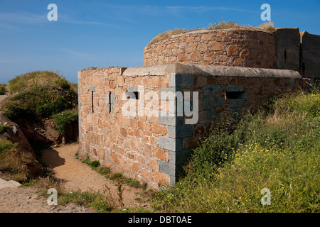 Fort Hommet, Guernsey, Channel Islands Stock Photo